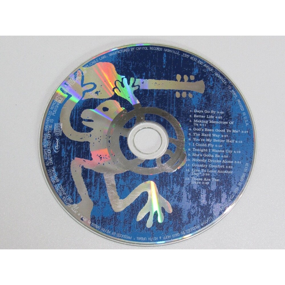 Keith Urban – Be Here CD 2004 Capitol Records Country Music